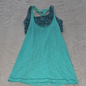 Lululemon Athletica Turquoise Tank Top